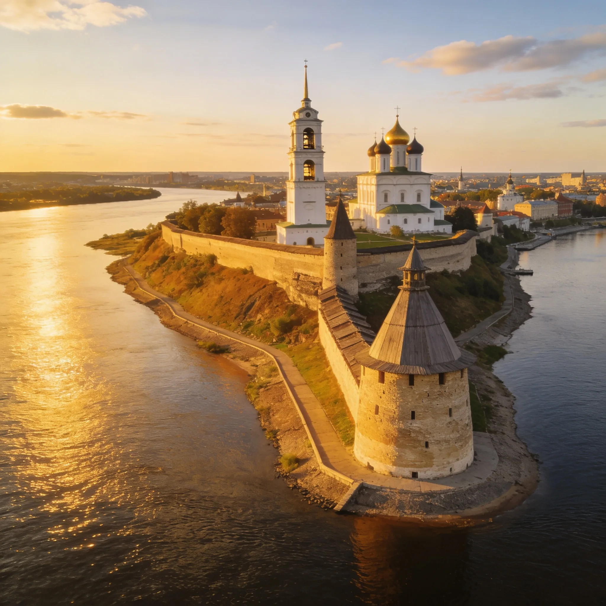 Ярославская Стрелка и Спасо-Преображенский монастырь