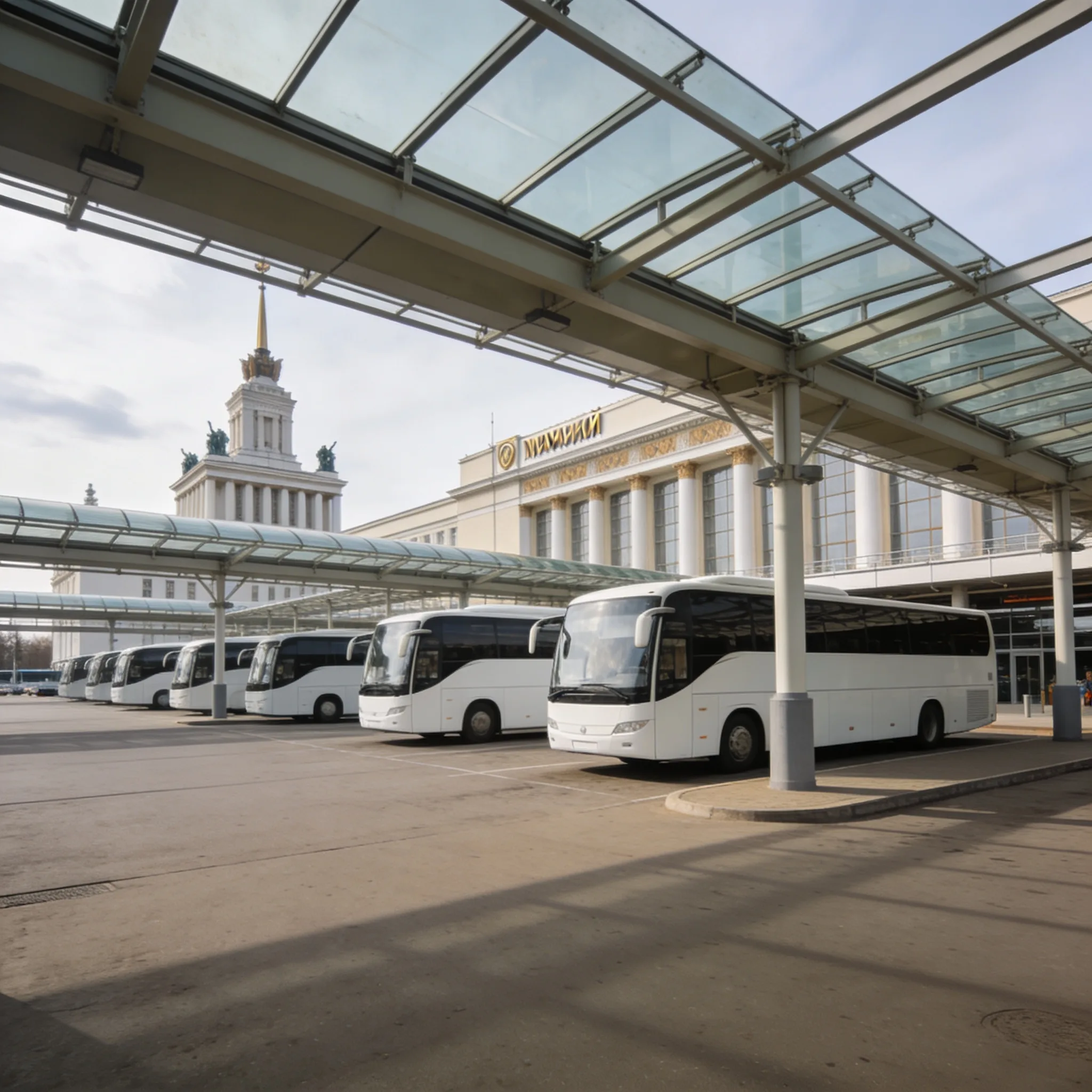 Автовокзал ВДНХ в Москве